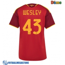 Fotballdrakt Dame AS Roma Wesley Franca #43 Hjemmedrakt 2026-27 Kortermet